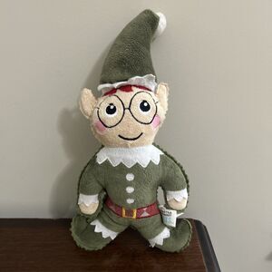 Martha Stewart Pets Christmas Elf Plush Dog Toy Squeaky 12"